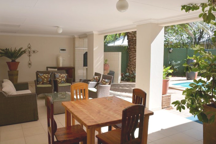 Adelante Lodge Bloemfontein garden patio Accommodation in Bloemfontein South Africa
